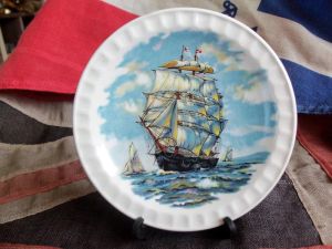 Sailing Ships On Plate by Weatherby Hanley (BH377)