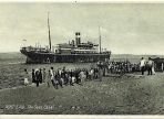 Ship Traversing Suez Canal Vintage Postcard (BH693)