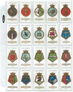 Ships Badges 1925 W.D.&H.O.Wills Full Set Of 50 Cards (BH131)