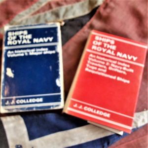 Ships of the Royal Navy Historical Index 2 Volume Set by J.J. Colledge (BH1318)