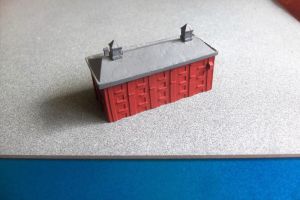 TB37 Victorian 4-storey brick-built warehouses 1/1250 Triton (BH798)