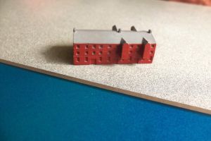 TB39 Victorian, 3-storey brick-built warehouses 1/1250 Triton (BH796)