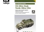 US Army Olive Drab Vallejo Paint Set (78402)