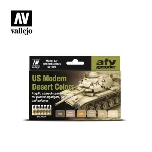 US Modern Desert Colors Vallejo Paint Set (71.209)