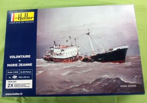 VOLONTAIRE MARIE + MARIE JEANNE TWINSET 1:200 Heller (Two trawler models in one box) (Heller 85604)