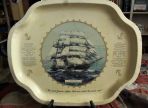 Vintage Tin Tray, Cutty Sark Scotch Whisky, Ship Theme #2 (Bh966)