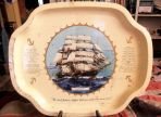 Vintage Tin Tray, Cutty Sark Scotch Whisky, Ship Theme #3 (BH967)